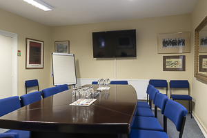 The boardroom at Anglia House Business Centre Thetford, Norfolk. The ideal location for your meeting