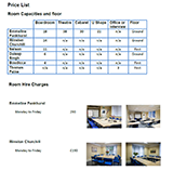 Price list icon